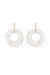 Disco Crystal Ring 18k Gold Plated Earrings - 18k Gold Plated