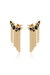 Dolled Up Three-In-One 18k Gold Plated Ear Crawlers