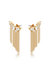 Dolled Up Three-In-One 18k Gold Plated Ear Crawlers