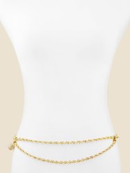 Double Layer Chain Belt - Gold Plated