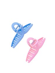 Down to Business Hair Claw Set - Blue/Purple Acrylic