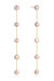 Dripping Pearl Delicate Drop Earrings - Blush