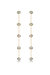 Dripping Pearl Delicate Drop Earrings - Olive Pearl With 18k Gold