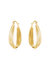Everyday Oval 18k Gold Plated Hoop Earrings - Gold