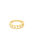 Femme Crystal Dotted 18k Gold Plated Ring