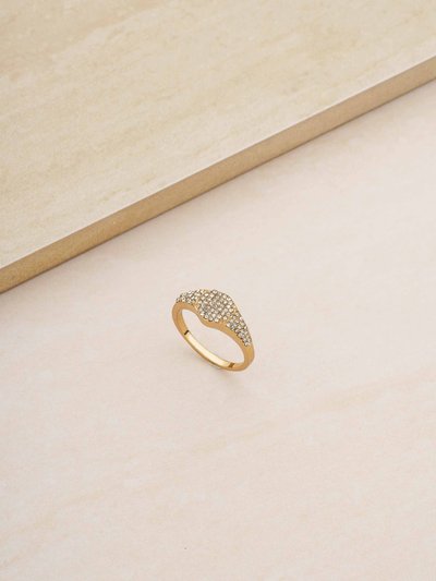 Ettika Femme Fatale Crystal 18k Gold Plated Ring product