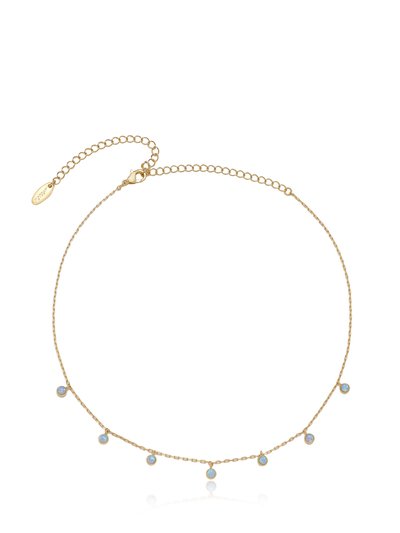 Ettika Fine Tune Blue Opal Necklace product