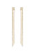 Fireworks Crystal Dangle 18k Gold Plated Earrings - Gold