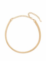 Flex Snake Chain Necklace - 18k Gold Plated