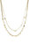 Forma Crystal Tiered 18k Gold Plated Choker Set - Gold
