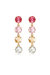 Four The Money 18k Gold Plated Earrings