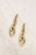 Gradual 18k Gold Plated Chain Link Earrings - Gold