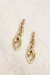 Gradual 18k Gold Plated Chain Link Earrings - Gold