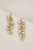 Heart Cluster 18k Gold Plated Drop Earrings - 18k Gold Plated