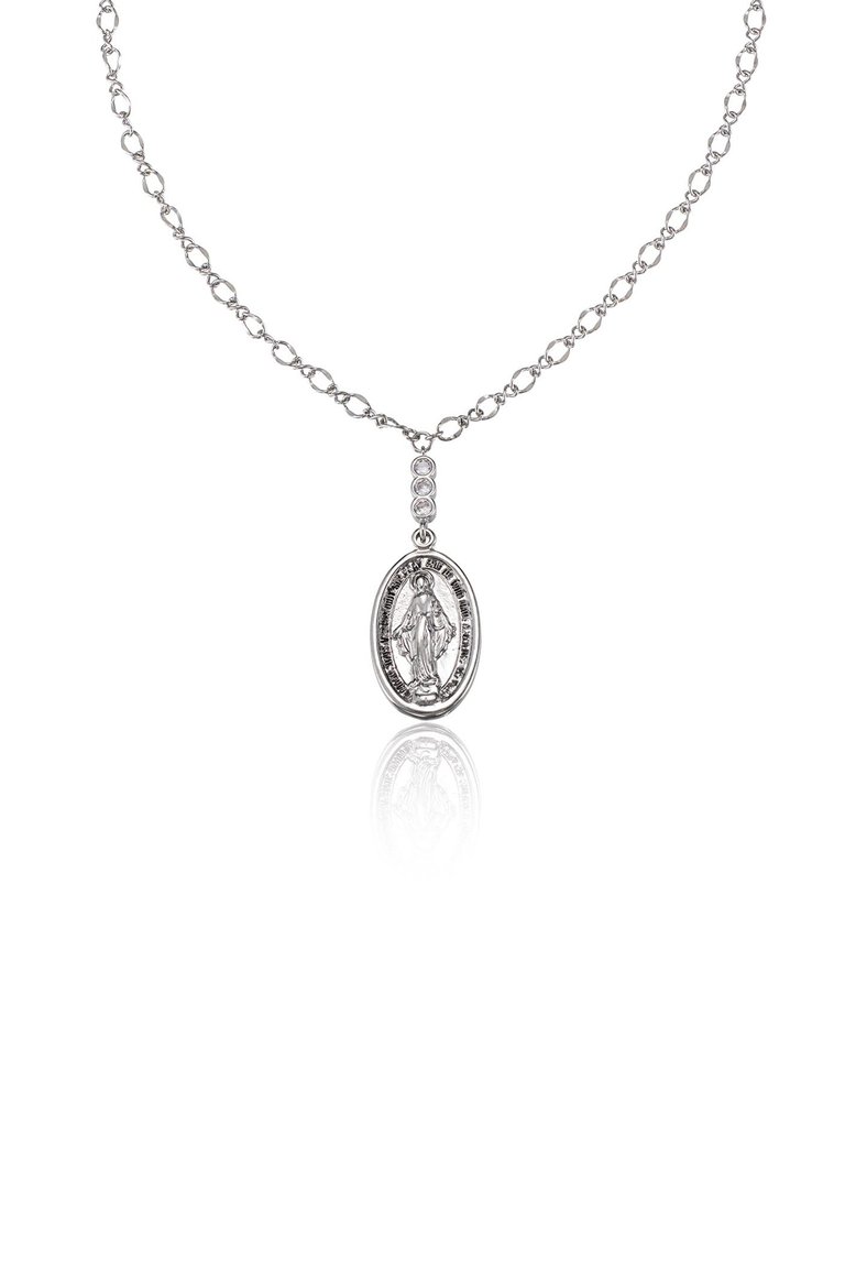 Holy Coin Necklace - Silver
