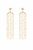 In the Spotlight Crystal Dangle 18k Gold Plated Earrings - Gold