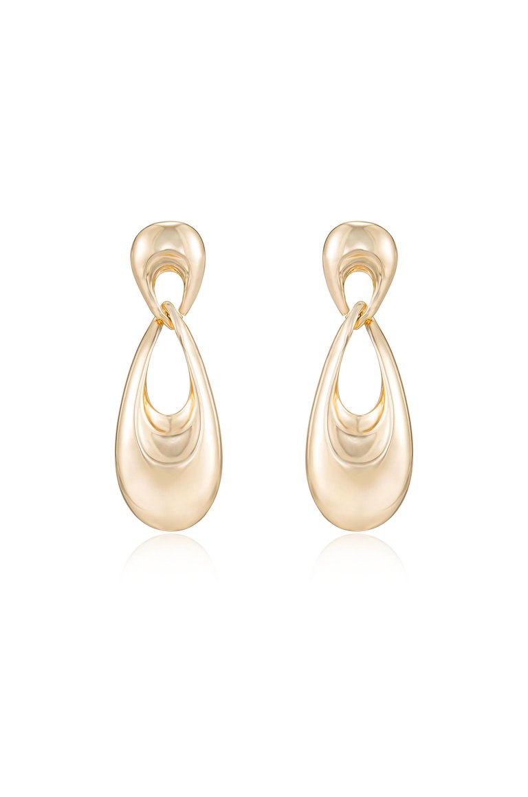 Infinity 18k Gold Plated Earrings - 18k Gold Plated