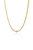 Initial Herringbone Necklace - Gold D