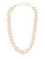Large Links Double 18k Gold Plated Chain Necklace