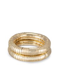 Liquid Gold Bracelet Set - 18k Gold Plated