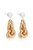 Liquid Gold Pearl Drop Earrings - Gold