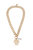 Lola Pearl and Medallion Chain Link 18k Gold Plated Necklace