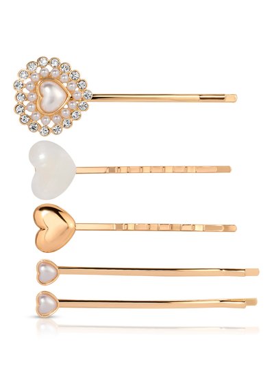 Ettika Lonely Hearts Club Hair Pin Set product