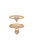 Love Locked 18k Gold Plated Crystal Ring Set - 18k Gold