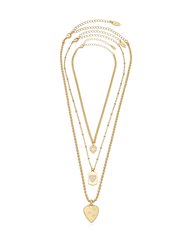 Love to Love 18k Gold Plated Necklace Set