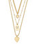 Love to Love 18k Gold Plated Necklace Set - 18k Gold Plated