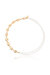 Meet Me Halfway Pearl And 18k Gold Plated Chain Link Necklace - Gold / White