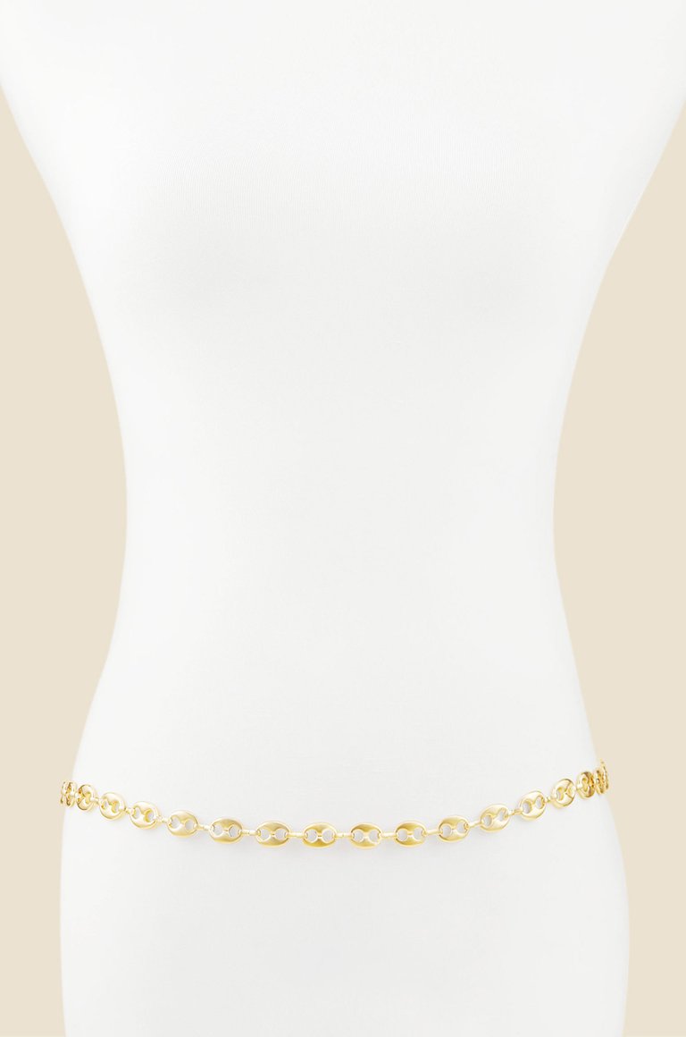 Modern Golden Girl Belt - Gold