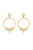 Multi-Ring Slider 18k Gold Plated Earrings - Gold