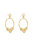 Multi-Ring Slider 18k Gold Plated Earrings