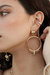 Multi-Ring Slider 18k Gold Plated Earrings