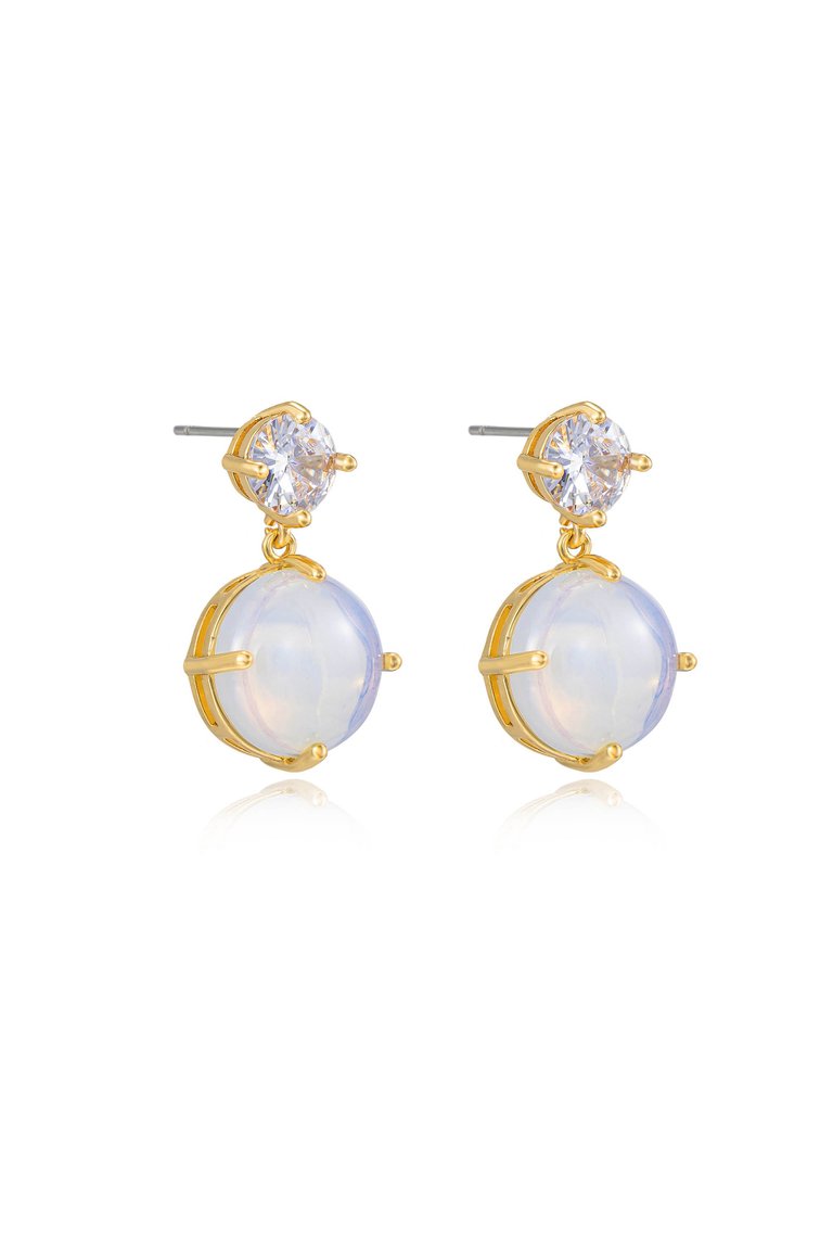 Mystic Opal Dangle Earring