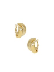 Necessary Accessory 18k Gold Plated Hoop Earrings