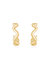 Only An Illusion Wavy Hoop Earrings