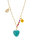 Only Good Vibes 18k Gold Plated Charm Necklace