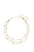 Over The Rainbow Layered Necklace - Gold