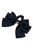 Oversized Bow Scrunchie With Crystal In Black - Black