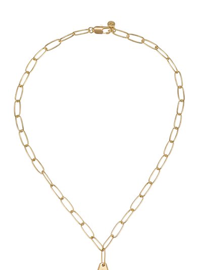 Ettika Paperclip Link Initial Necklace product