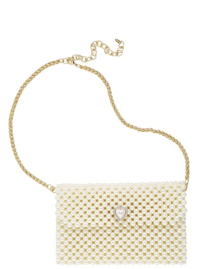 Ettika Pearl Waist Bag With Heart Closure product