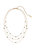 Perfect Crystal Dotted 18k Gold Plated Layered Necklace