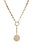 Power Player Coin Lariat Necklace - Silver