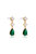 Private Soiree Emerald Dangle Earrings