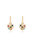 Rainbow Crystal Heart Dangle Earrings