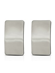 Rectangle Metal Stud Earrings