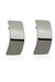 Rectangle Metal Stud Earrings