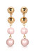 Resort Drop Earrings - Pink Pearl